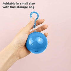 Portable Disposable Emergency Raincoats Waterproof Rain Poncho in A Ball for Traveling Camping Outdoor Pack of Five GenzVybs